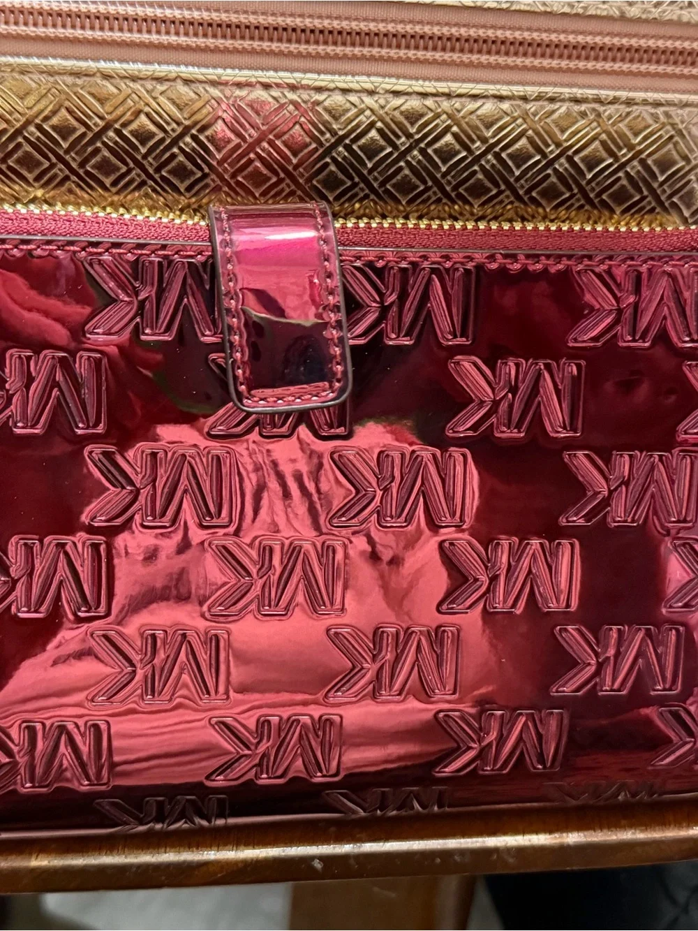 Michael Kors shiny metallic